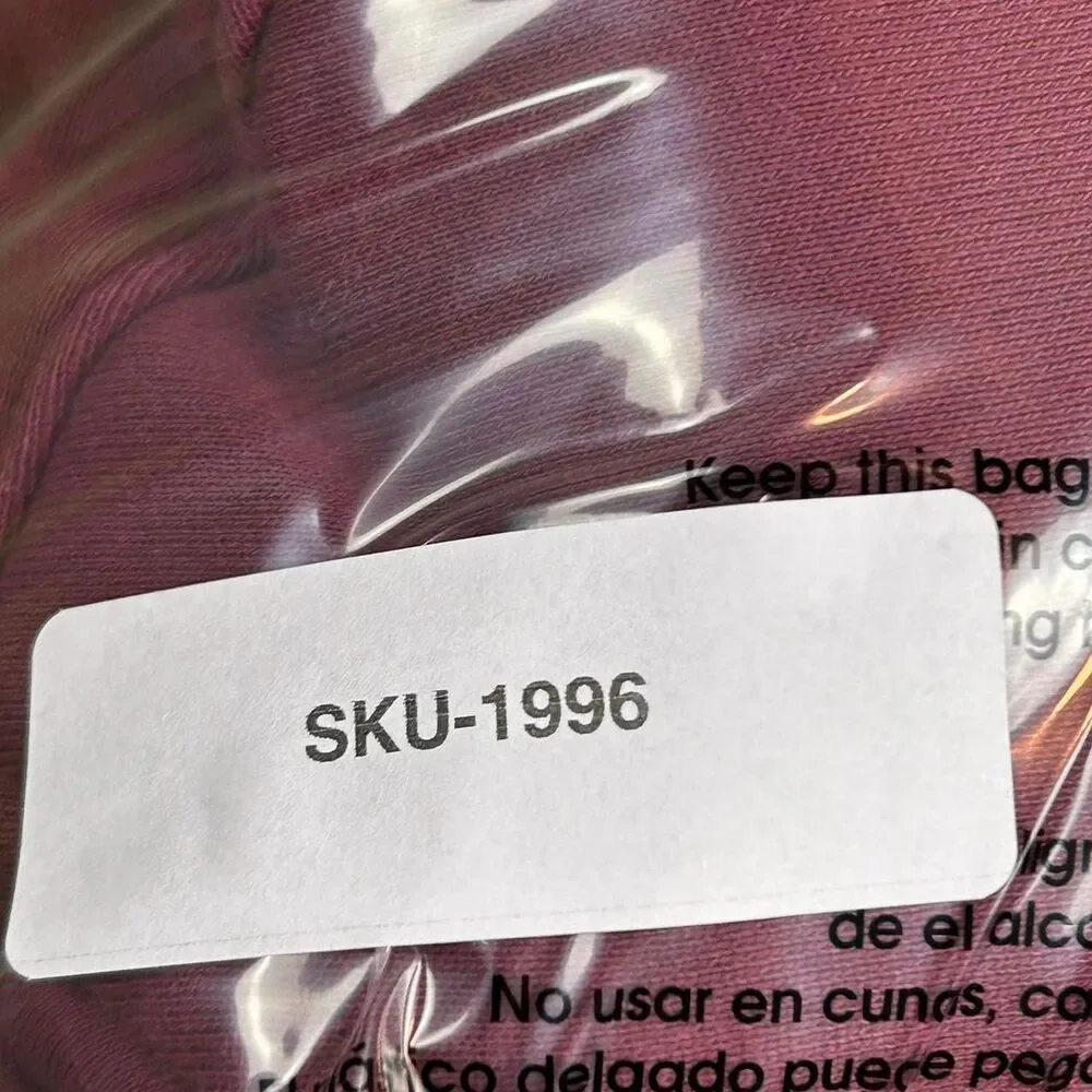 Jordan Men's Burgundy and Pink Hoodie